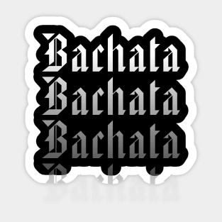 Bachata Lettering For Festivals Sticker